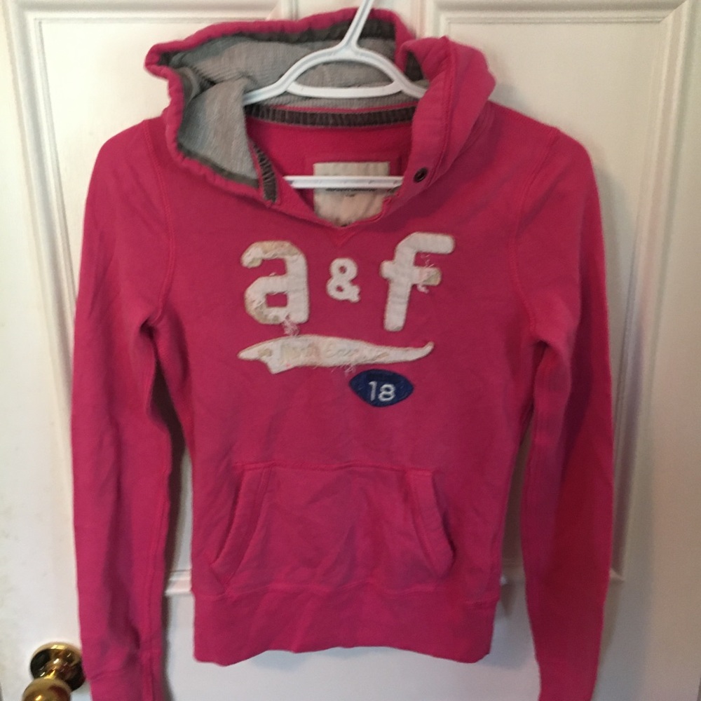 Abercrombie & Fitch Vibrant Pink Kids Hoodie
